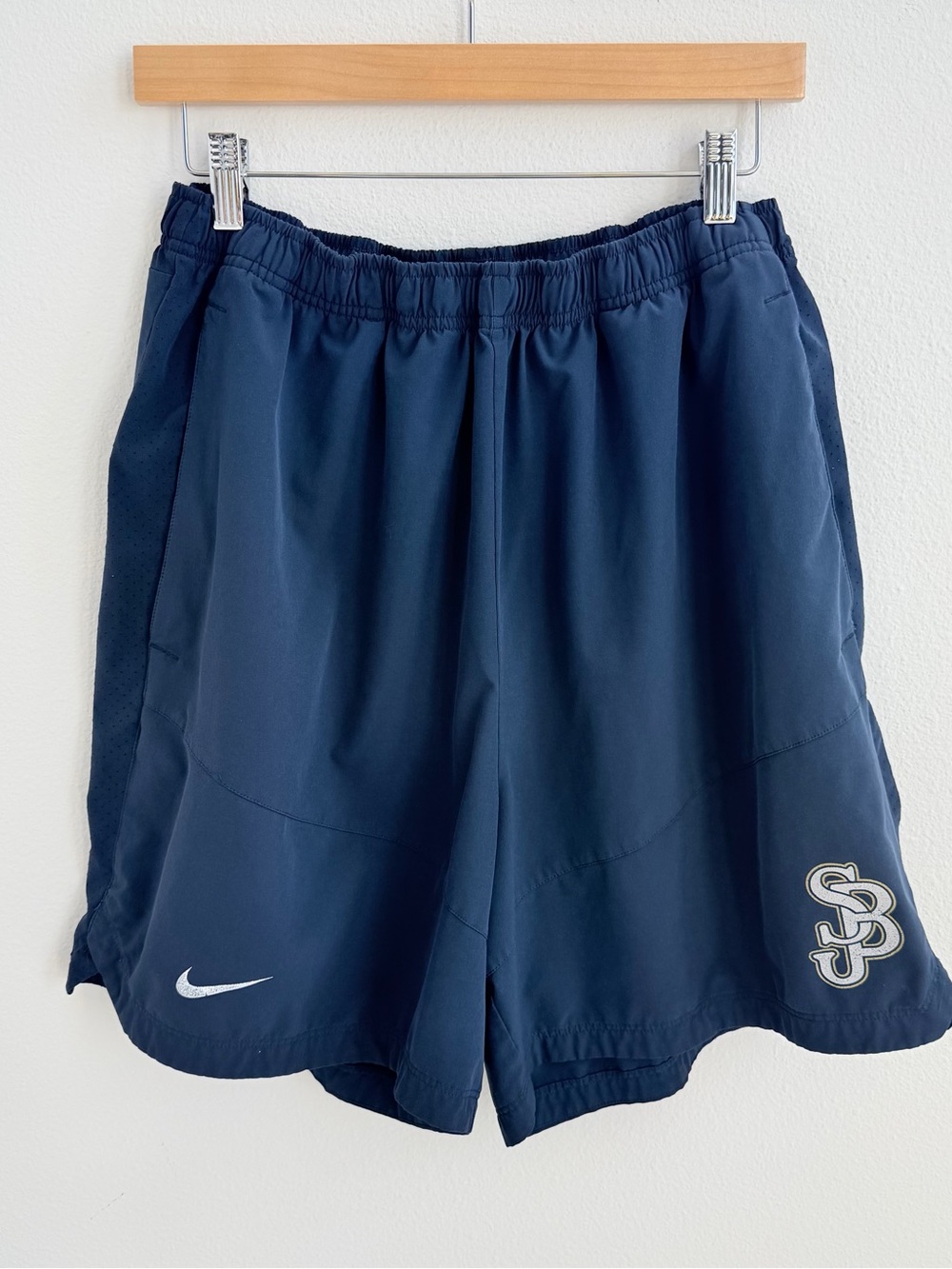 Nike Seattle Pacific University SPU Falcons Athletic Shorts Navy XXL